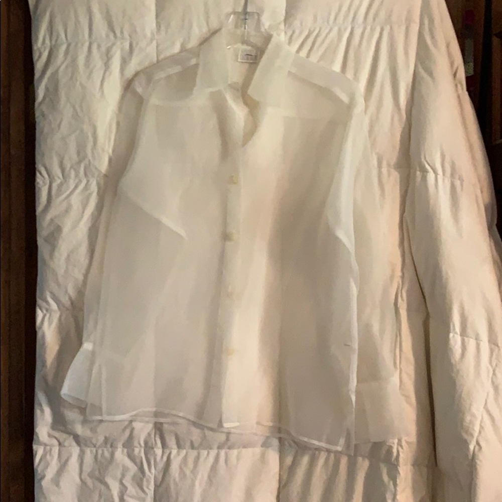 Mesh Button Up Shirt